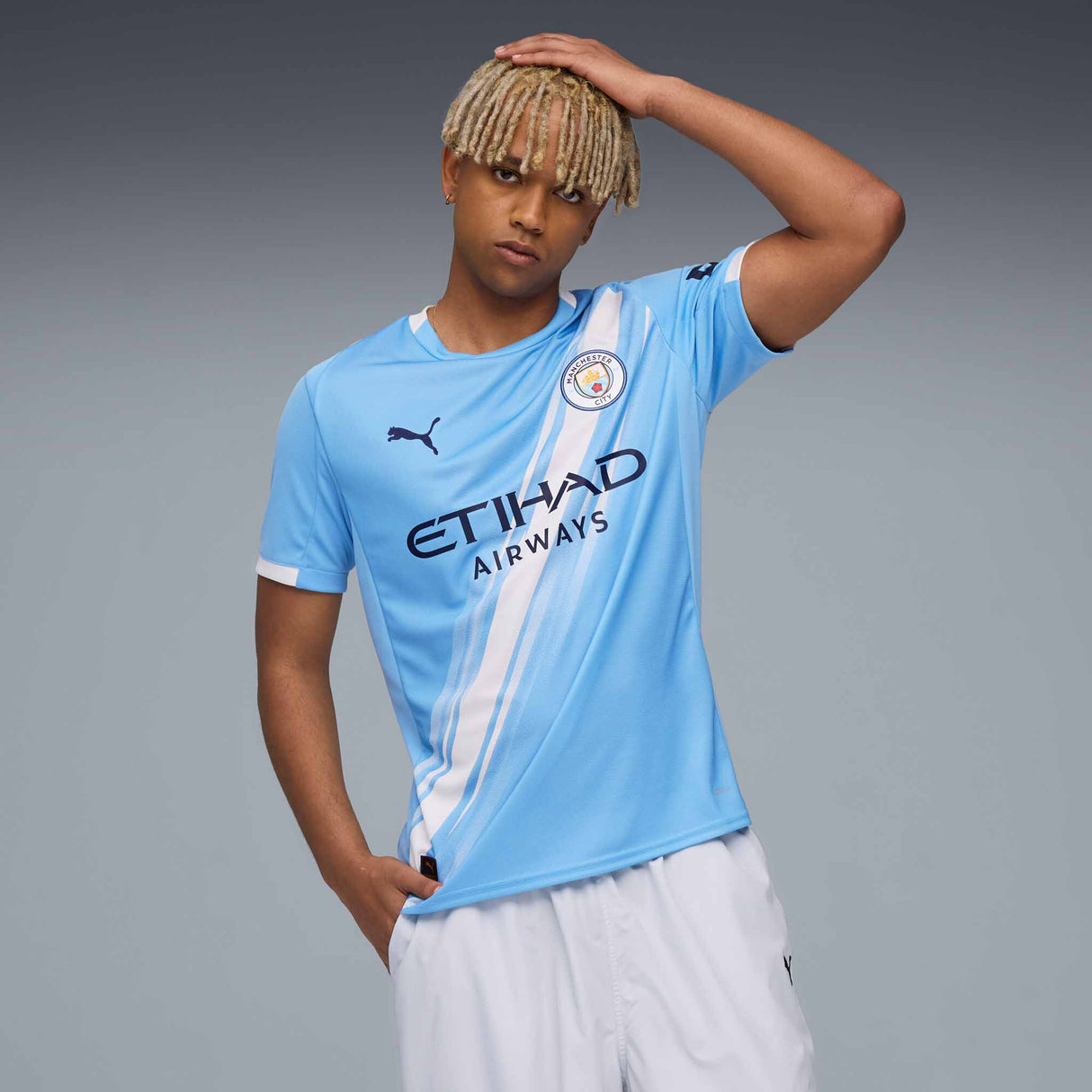 Maillot Manchester City FC 2025/26 - Team Light Blue / PUMA White