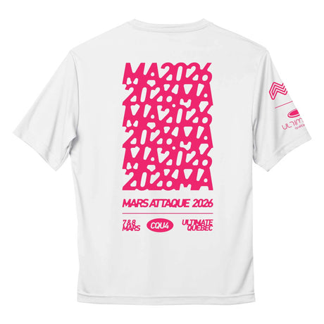 T-shirt manches courtes Mars Attaque 2026