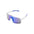 Marsquest Model S Running Sunglasses - Silver / Navy Blue