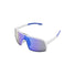 Marsquest Model S Running Sunglasses - Silver / Navy Blue