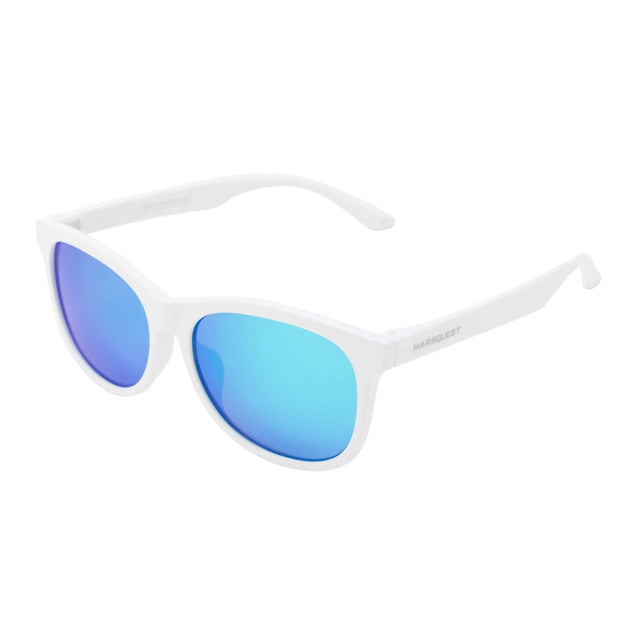 Marsquest Momentum Running Sunglasses - White / Blue