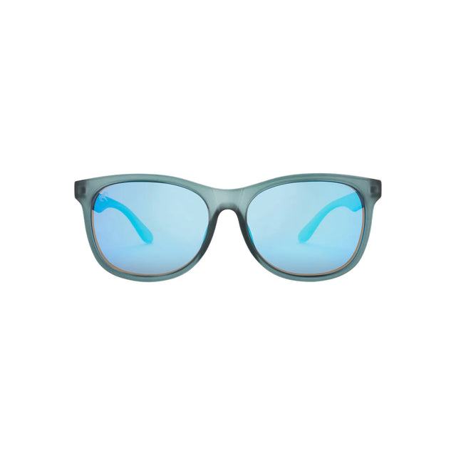 Marsquest Momentum Running Sunglasses - Ice Black / Neon Blue