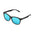 Marsquest Momentum Running Sunglasses - Carbon Black / Neon Blue
