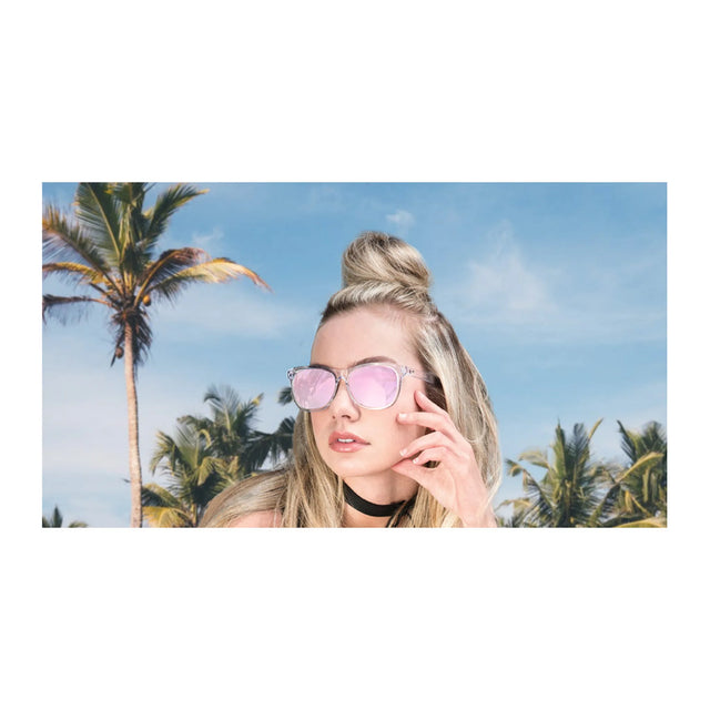 Marsquest Momentum Running Sunglasses - Crystal / Rose