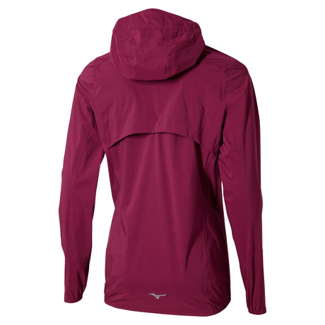 Mizuno 20K ER manteau imperméable de course à pied pour femme dos - Dark Purple