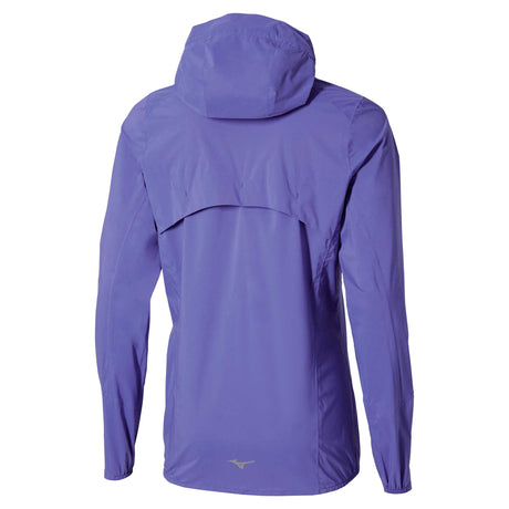 Mizuno 20K ER manteau imperméable de course à pied pour femme dos - Iris Bloom