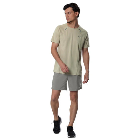 Mizuno DryAeroFlow T-shirt de course à pied pour homme - Elm
