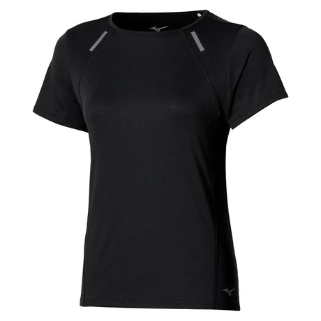 Mizuno DryAeroFlow T-shirt de course à pied pour femme - Noir
