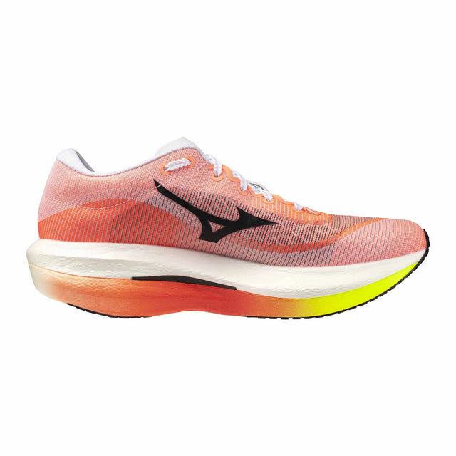 Mizuno Hyperwarp Pro Unisex Carbon Plate Running Shoes - White / Black