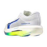 Mizuno Hyperwarp Pro chaussures de course à pied unisexes - White / Lightning Yellow