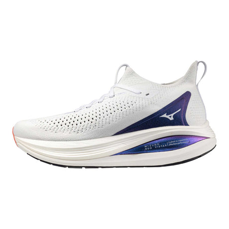 Mizuno Wave Neo Vista 2 chaussures de course à pied homme lateral - Blanc