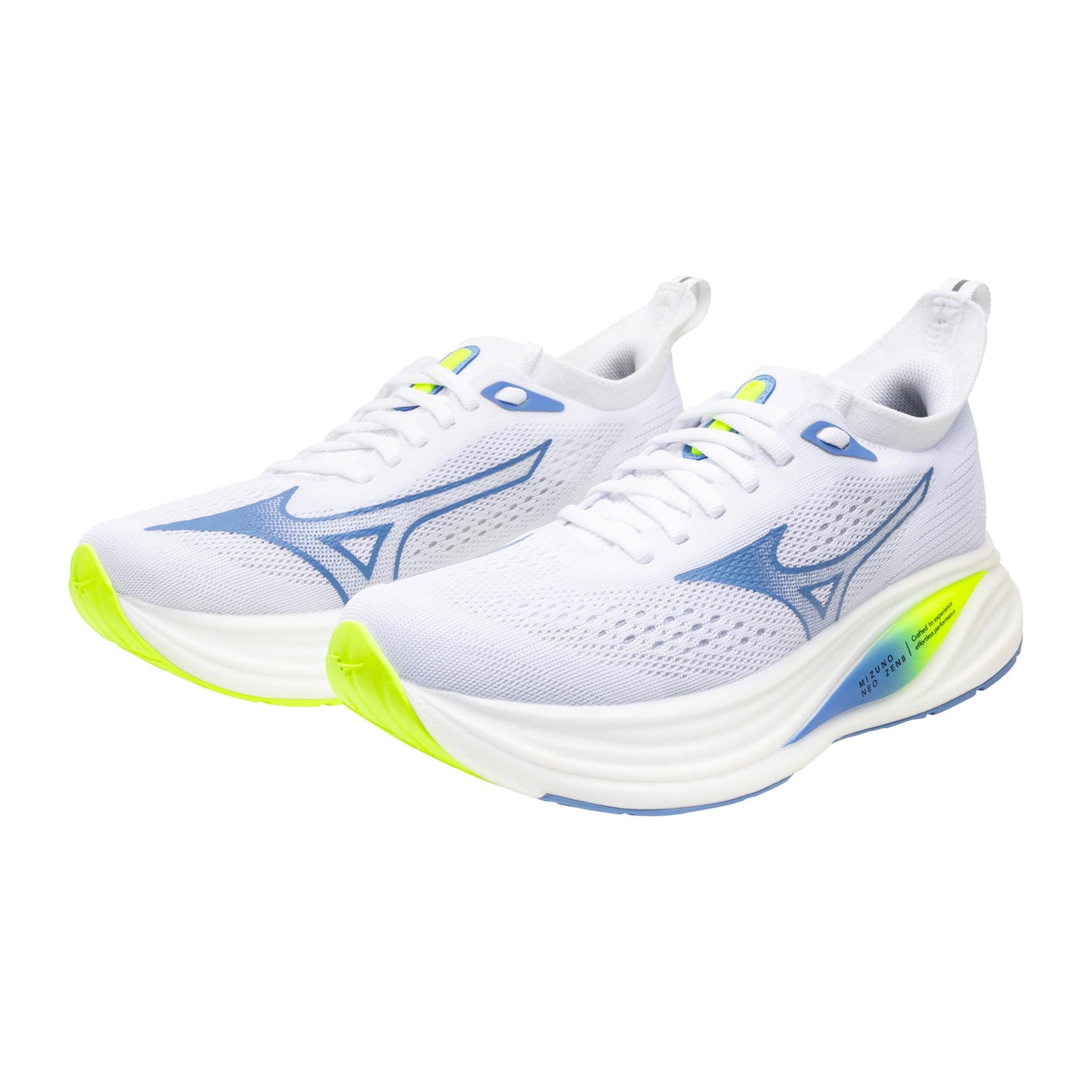 Mizuno Neo Zen 2 chaussures de course à pied pour femme - White / Ultramarine