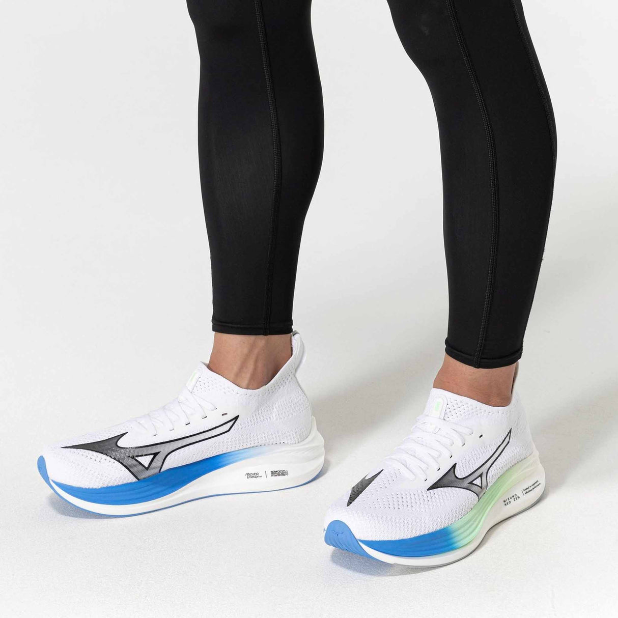Mizuno Neo Zen Men's Running Shoes - White / Frontier Blue