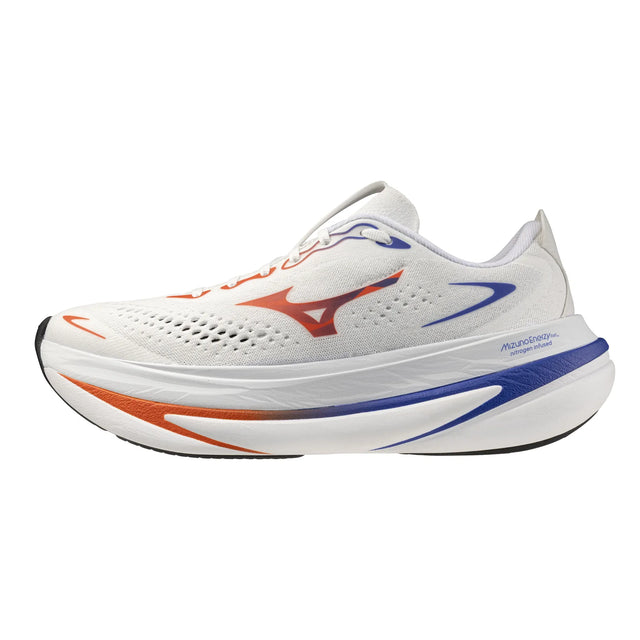 Mizuno Sky Prime chaussure de course à pied pour homme, coloris White / Orange.com — image principale