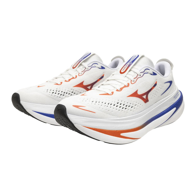 Mizuno Sky Prime chaussure de course à pied pour homme, coloris White / Orange.com — vue 8