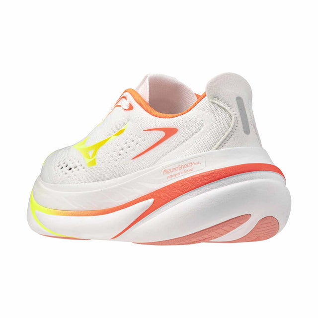 Mizuno Sky Prime chaussure de course à pied pour femme, coloris White / Lime Pulp — vue 8