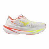 Mizuno Sky Prime chaussure de course à pied pour femme, coloris White / Lime Pulp — vue 11