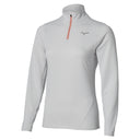 Mizuno Thermal Charge half-zip long-sleeve running shirt for women, Cloudscape — main image