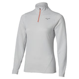 Mizuno Thermal Charge half-zip long-sleeve running shirt for women, Cloudscape — main image