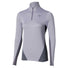 Haut demi-zip à manches longues Mizuno Tech Thermal Charge BT pour femme - Quicksilver
