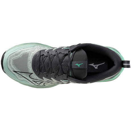 Mizuno Wave Daichi 8 chaussures de course en sentier pour homme - Greyed Jade / Black Oyster
