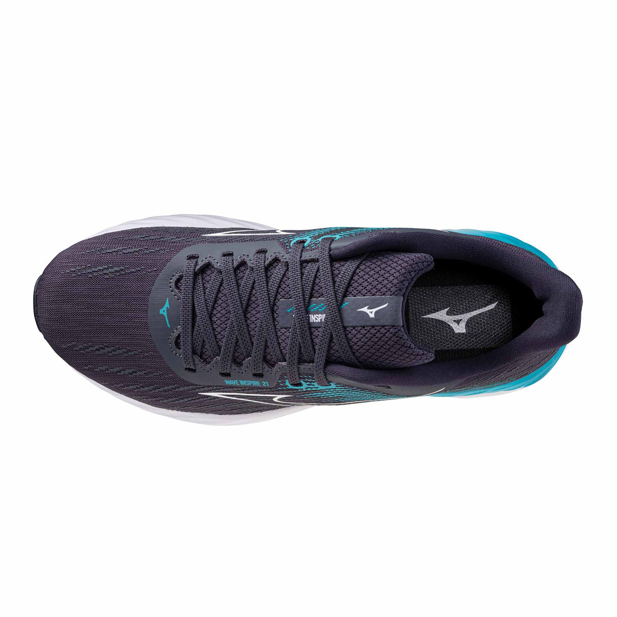 Mizuno Wave Inspire 21 Men's Running Shoes - Odyssey Grey / White
