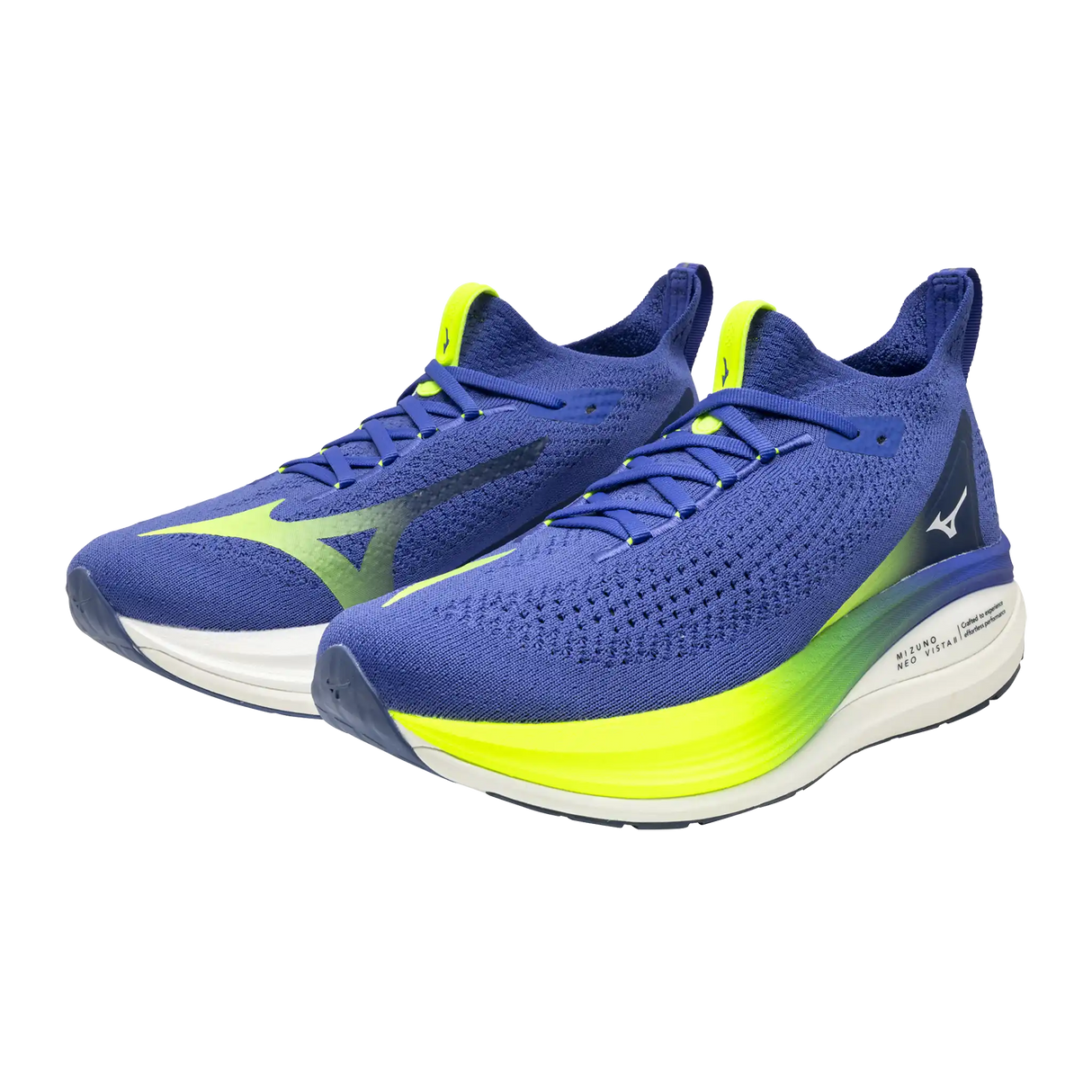 Mizuno Mizuno Wave Neo Vista 2 chaussures de course à pied pour homme - Dazzling Blue / White