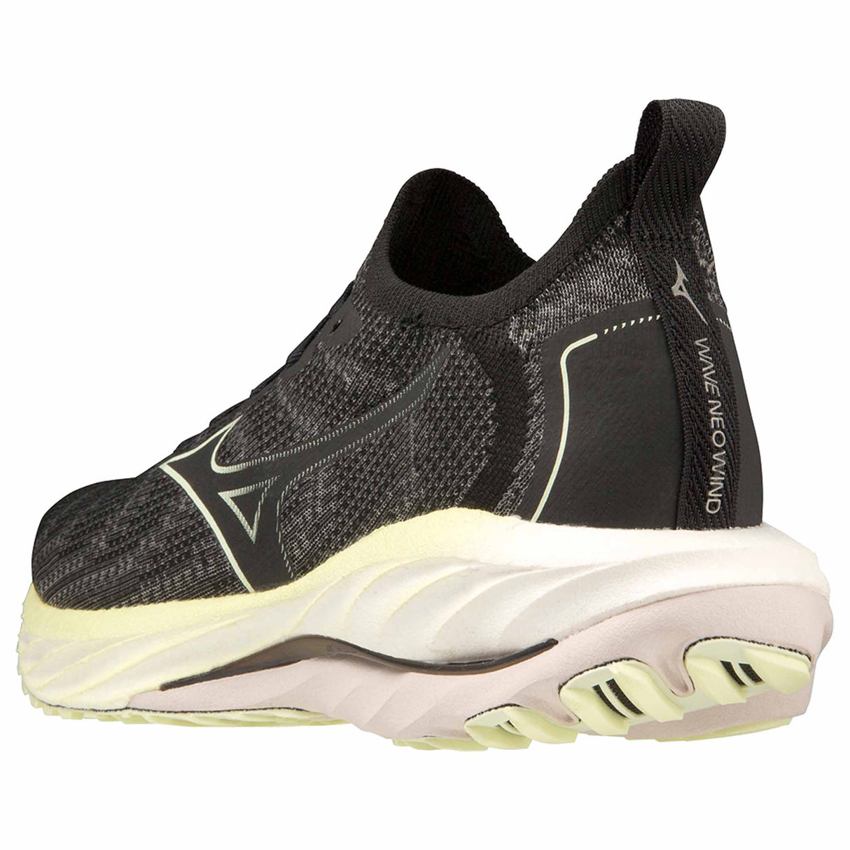 Mizuno Wave Neo Wind chaussures de course à pied pour femme - Undyed Black / Starlight