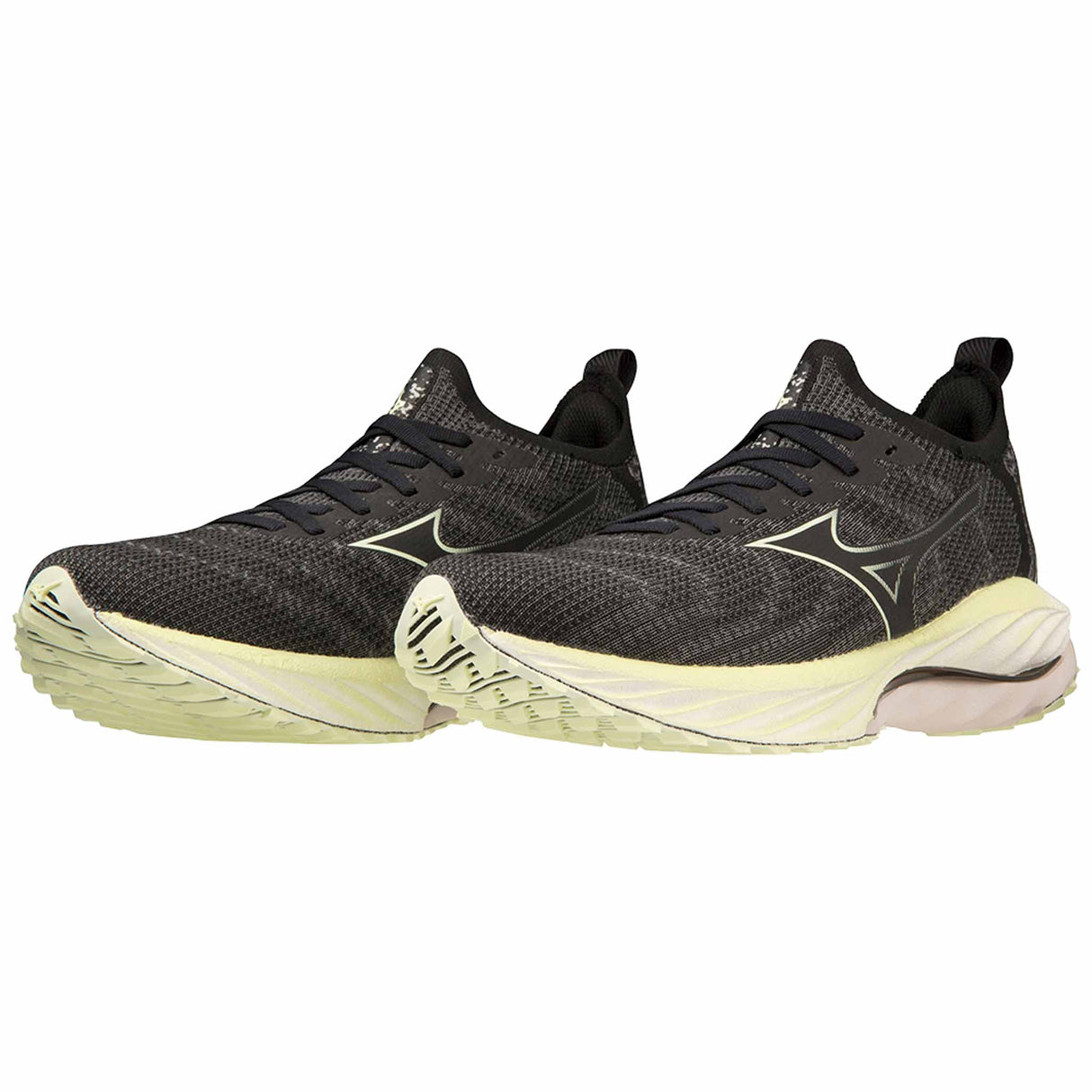 Mizuno Wave Neo Wind chaussures de course à pied pour femme - Undyed Black / Starlight