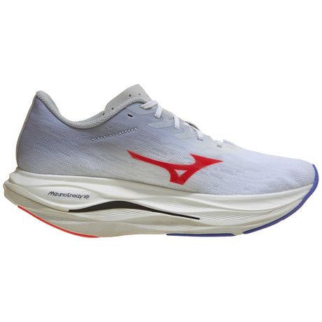 Mizuno Wave Rebellion Flash 3 chaussures de course à pied homme - White / Fiery Coral
