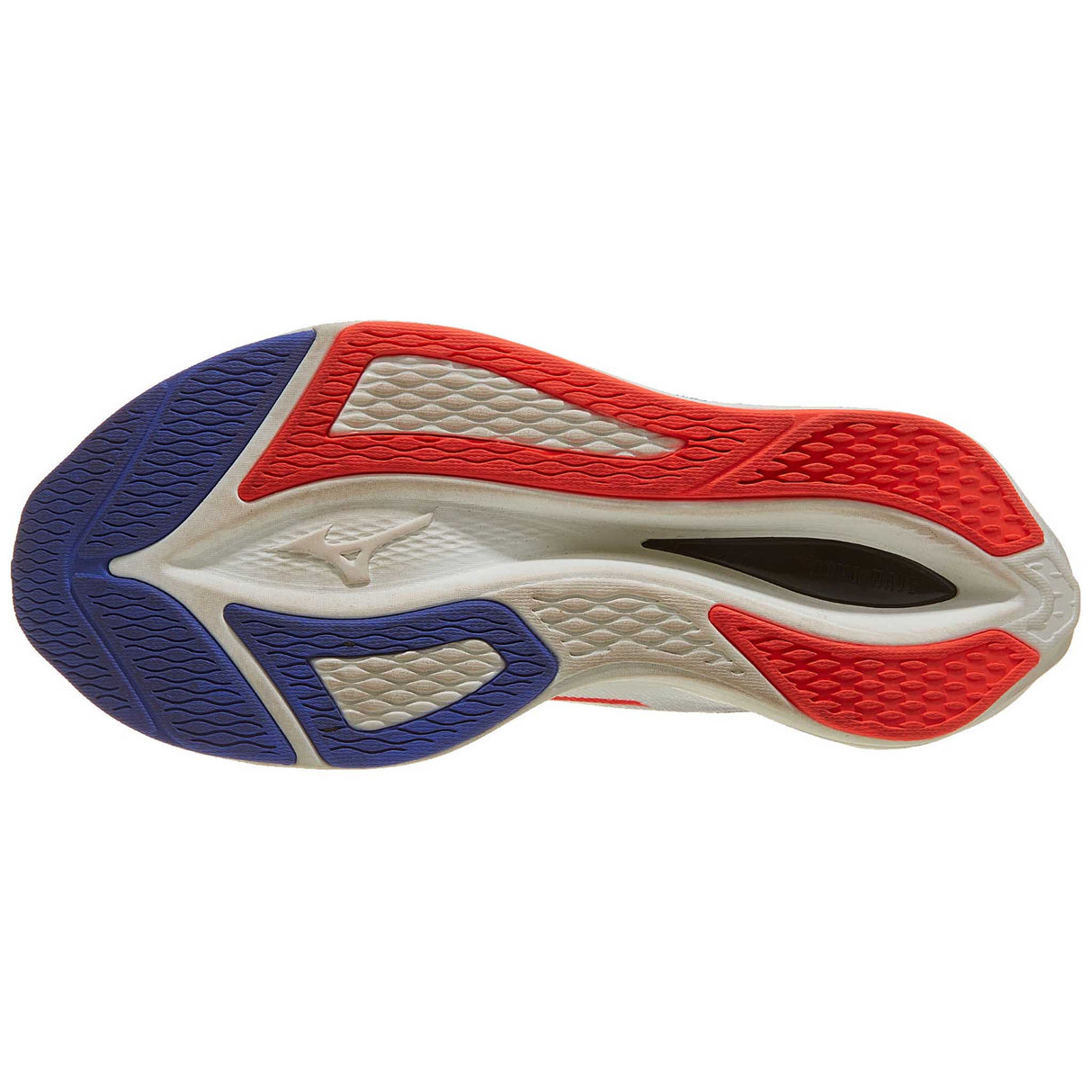 Mizuno Wave Rebellion Flash 3 chaussures de course à pied homme semelle - White / Fiery Coral