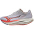 Mizuno Wave Rebellion Flash 3 souliers de course femme - White / Striking Coral