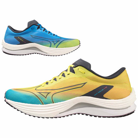 Mizuno Wave Rebellion Flash chaussures de course à pied homme - Bolt / Ombre Blue
