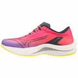 Mizuno Wave Rebellion Flash chaussures de course à pied femme - High-Vis Pink / Ombre Blue