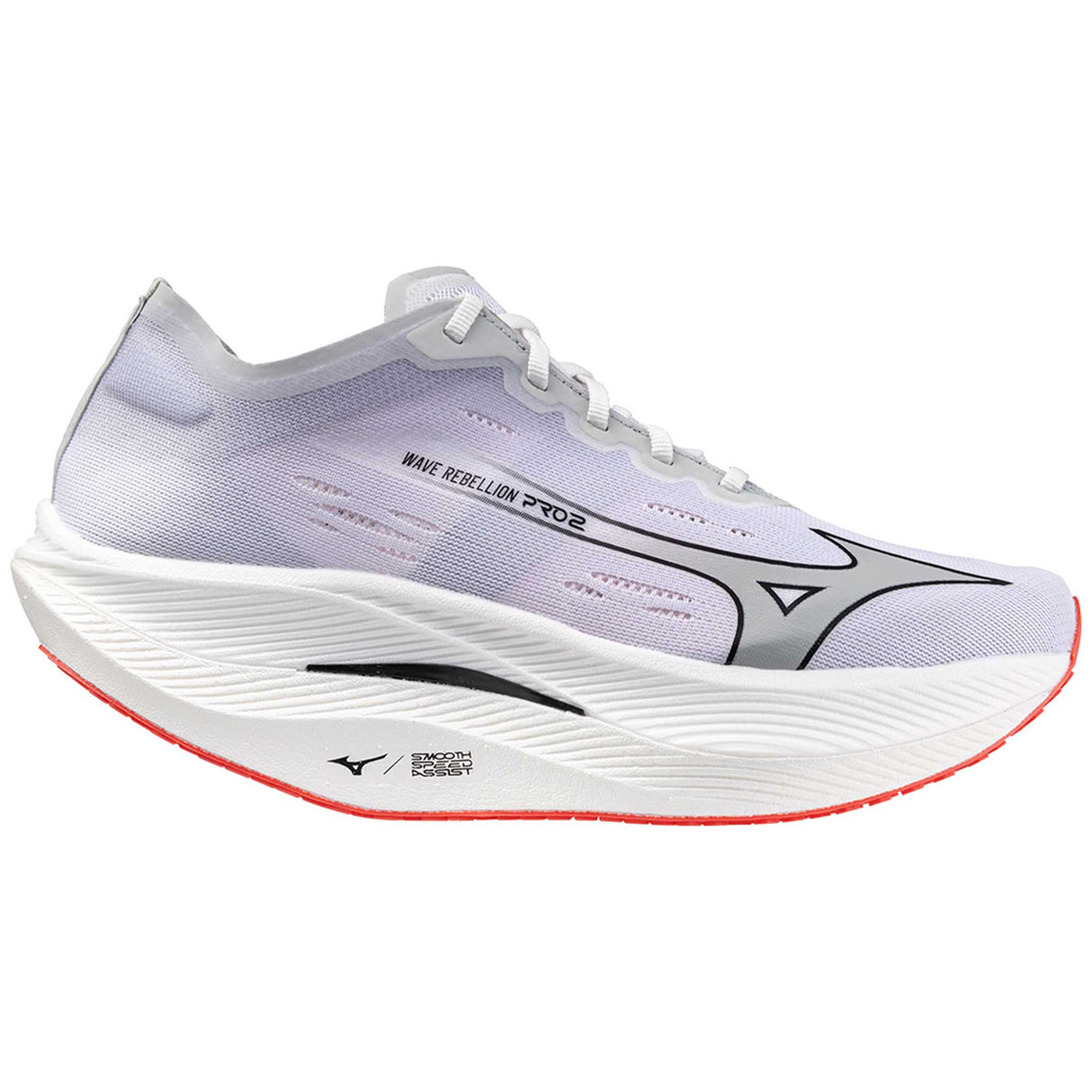 Mizuno Wave Rebellion Pro 2 souliers de course homme - White / Harbor Mist