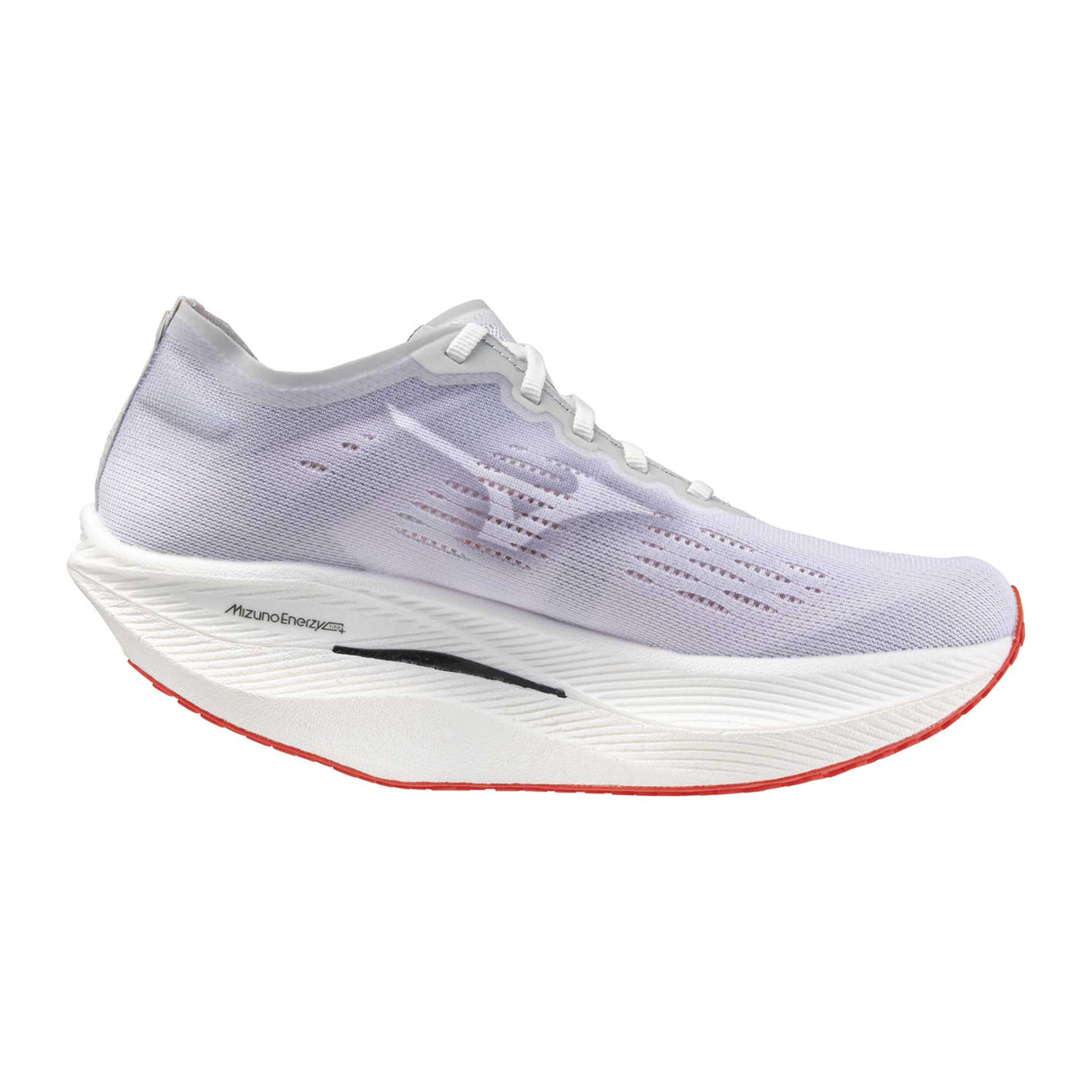 Mizuno Wave Rebellion Pro 2 souliers de course femme lateral - White / Harbor Mist