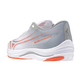 Mizuno Wave Rebellion Sonic 2 souliers de course homme talon - White / Hot Coral