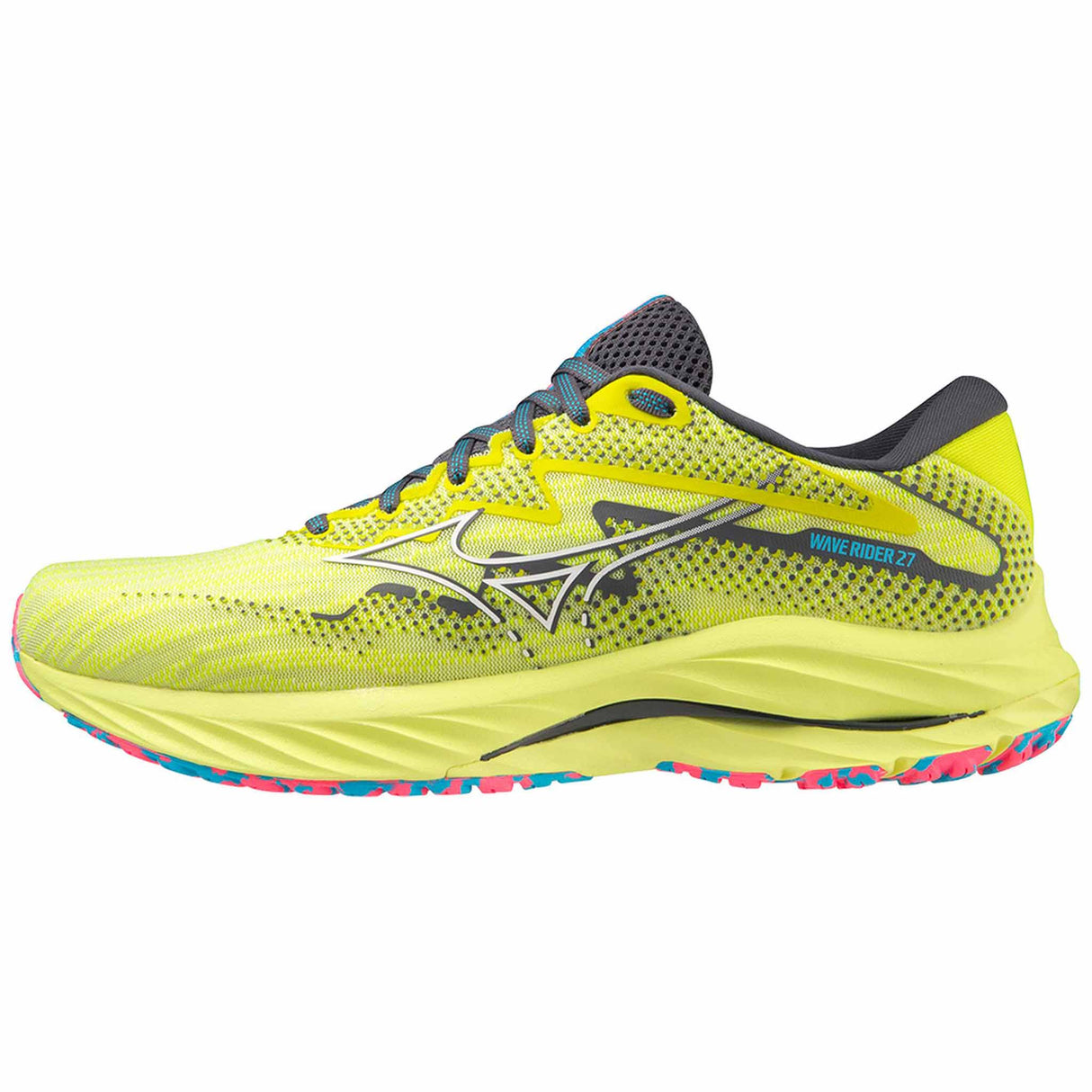 Mizuno Wave Rider 27 chaussures de course à pied pour homme - Luminous / White