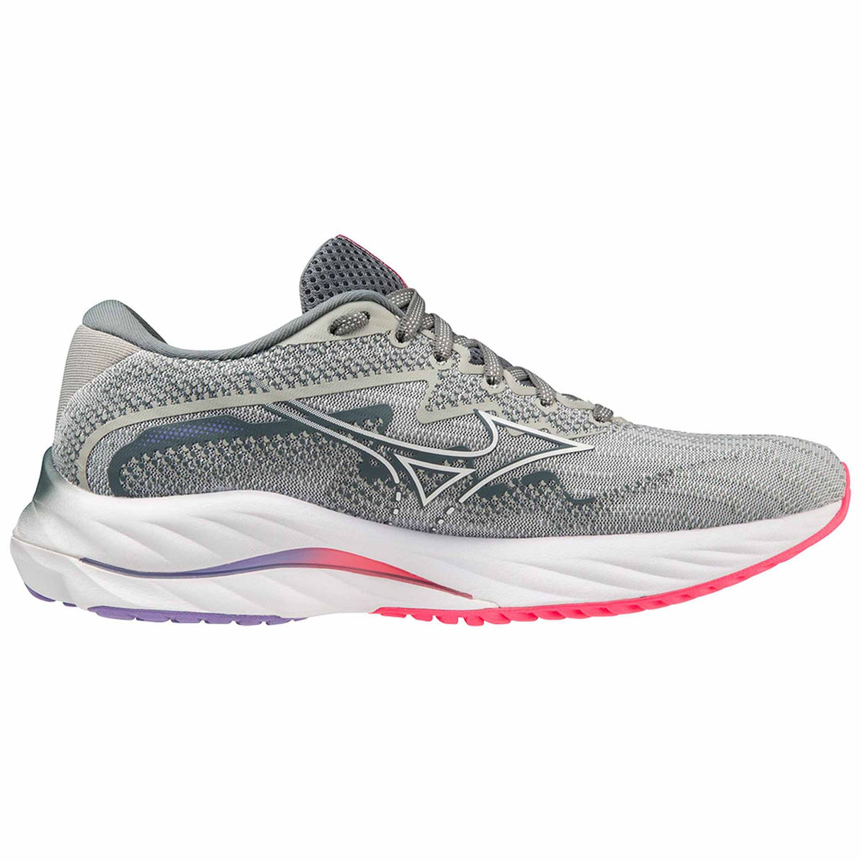 Mizuno Wave Rider 27 chaussures de course à pied pour femme - Pearl Blue / White