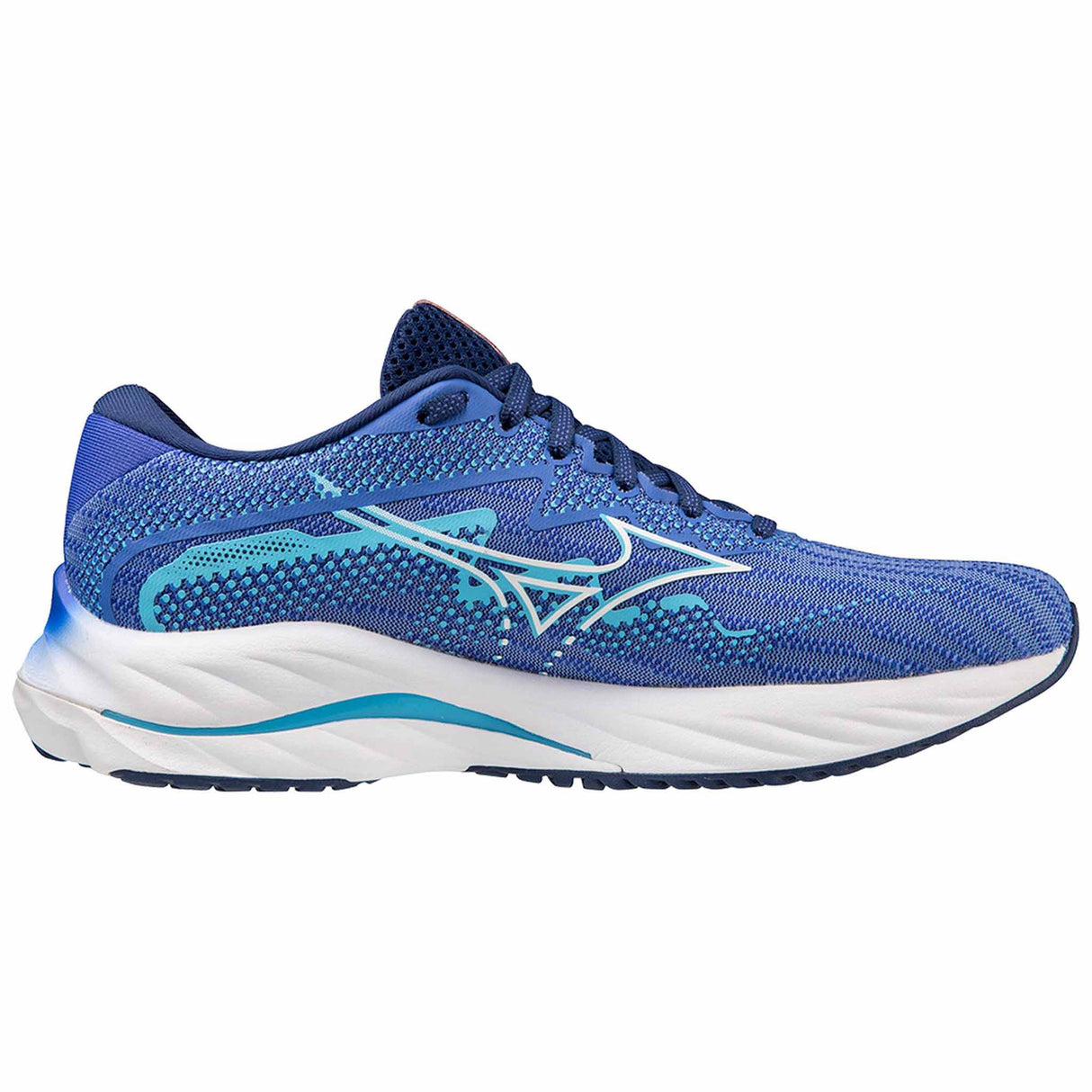 Mizuno Wave Rider 27 chaussures de course à pied pour femme - Ultramarine / White