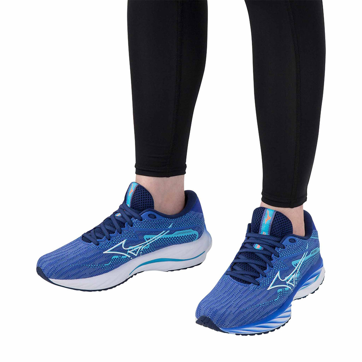 Mizuno Wave Rider 27 chaussures de course à pied pour femme - Ultramarine / White