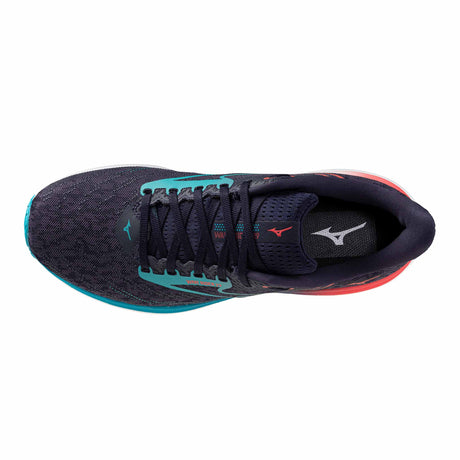 Mizuno Wave Rider 29 Men's Running Shoes - Odyssey Grey / Capri Breeze