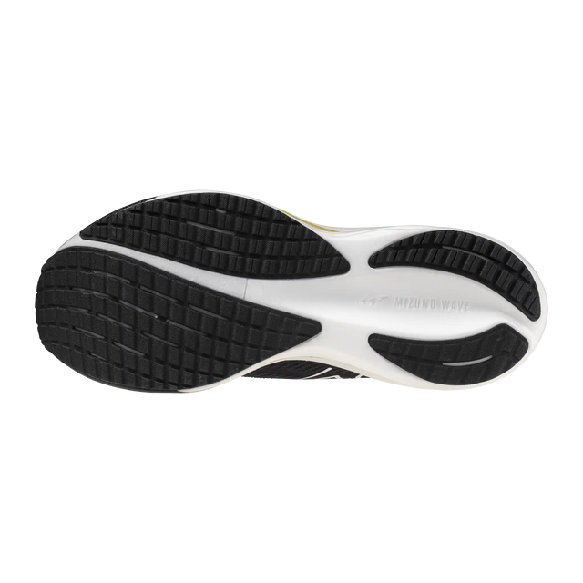 Mizuno Wave Rider 29 Origami chaussures de course à pied unisexes- Noir / Blanc