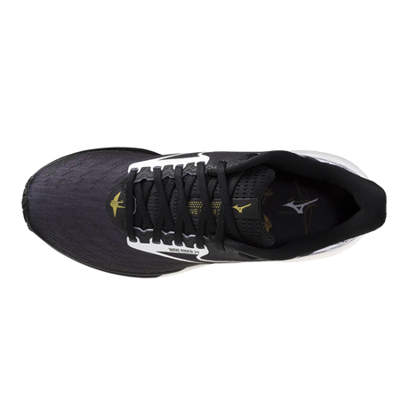 Mizuno Wave Rider 29 Origami chaussures de course à pied unisexes- Noir / Blanc