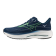 Mizuno Wave Rider 29 chaussures de course homme- Sailor Blue / Goblin Green