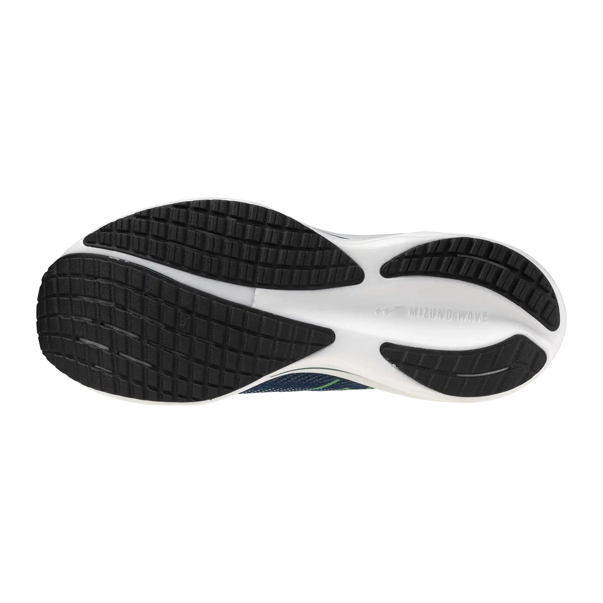 Mizuno Wave Rider 29 chaussures de course homme- Sailor Blue / Goblin Green