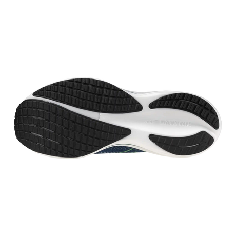 Mizuno Wave Rider 29 chaussures de course homme- Sailor Blue / Goblin Green