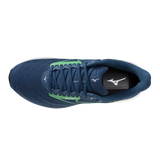 Mizuno Wave Rider 29 chaussures de course homme- Sailor Blue / Goblin Green