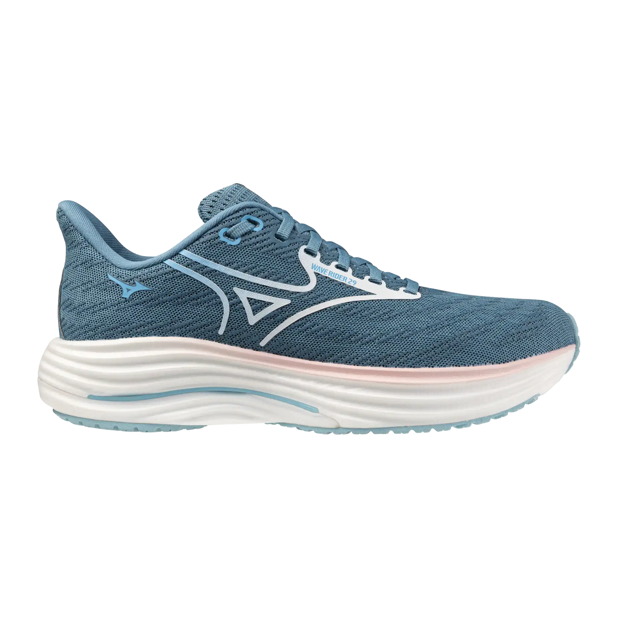 Mizuno Wave Rider 29 chaussures de course femme - Larkspur / White