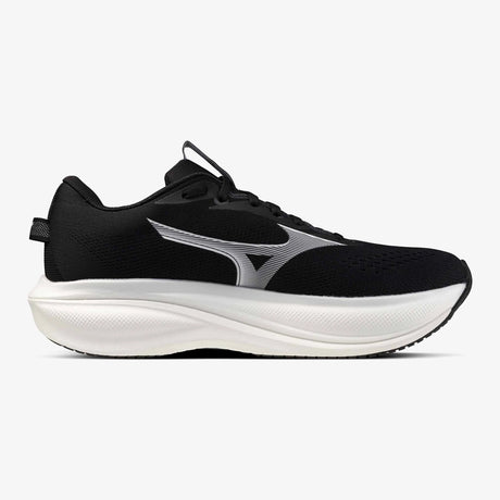 Mizuno Wave Rider 30 Men's Running Shoes - Black / White